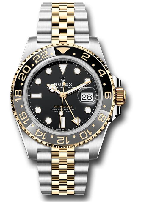 rolex gmt gold and steel